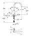 GROHE 32843000 Eurosmart Cosmopolitan | Küchenarmatur - Spültischarmatur | hoher Auslauf, Schwenkbereich wählbar |  chrom - 2